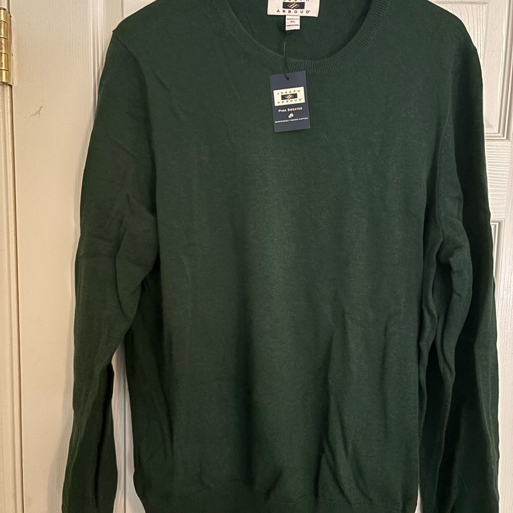 Joseph Abboud Forest Green Crewneck Sweater